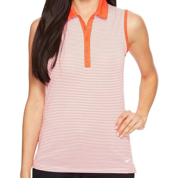 Nike Golf DRI-Fit Stripe Sleeveless Tee Size XL - Picture 1 of 11